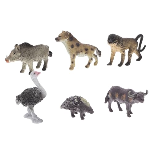 EXQUIMEUBLE 6stücke Afrikanische Tiermodelle Teiliges Aus Robustem Harz Miniatur-wildtierfiguren Für Kreative DIY-Dekorationen Und Lebendige Landschaften Für Zuhause Spielzeug EXQUIMEUBLE 6stücke Afrikanische Tiermodelle Teiliges Aus Robustem Harz Miniatur-wildtierfiguren Für Kreative DIY-Dekorationen Und Lebendige Landschaften Für Zuhause Spielzeug von EXQUIMEUBLE