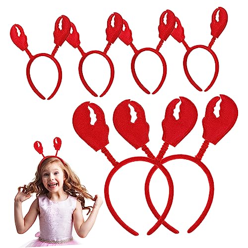 EXQUIMEUBLE 6Stücke Hummer Stirnbänder Lustige Krabbenbopper für Karneval Cosplay und Partys Bequemes Kostümzubehör für und Männer Perfektes Accessoire für Meeresfrüchte Feiern EXQUIMEUBLE 6Stücke Hummer Stirnbänder Lustige Krabbenbopper für Karneval Cosplay und Partys Bequemes Kostümzubehör für und Männer Perfektes Accessoire für Meeresfrüchte Feiern von EXQUIMEUBLE