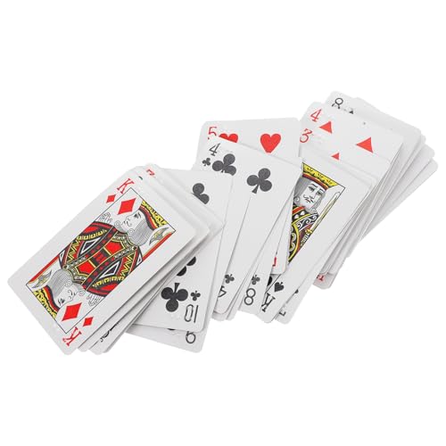 EXQUIMEUBLE Braille Pokerkarten für Sehbehinderte Großdruck Spielkarten für Verschiedene Kartenspiele Ergonomisches Design für Erwachsene und Unterstützende Hilfsmittel für Freizeitaktivitäten EXQUIMEUBLE Braille Pokerkarten für Sehbehinderte Großdruck Spielkarten für Verschiedene Kartenspiele Ergonomisches Design für Erwachsene und Unterstützende Hilfsmittel für Freizeitaktivitäten von EXQUIMEUBLE