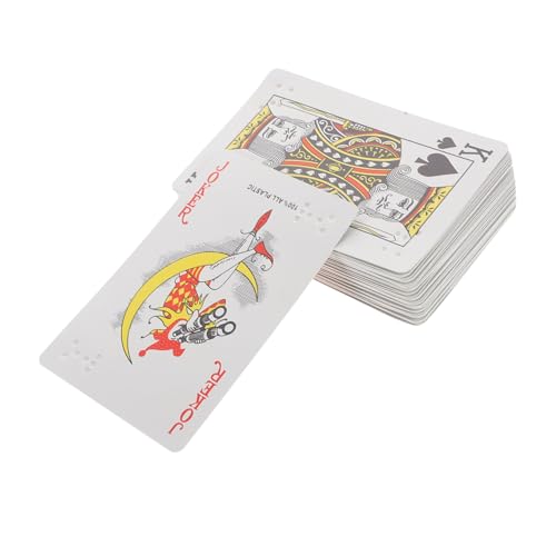EXQUIMEUBLE Braille Spielkarten für Erwachsene und Hochwertige Karten mit Braille Markierungen für Unterhaltsame Kartenspiele und Poker für Sehbehinderte und Lernzwecke EXQUIMEUBLE Braille Spielkarten für Erwachsene und Hochwertige Karten mit Braille Markierungen für Unterhaltsame Kartenspiele und Poker für Sehbehinderte und Lernzwecke von EXQUIMEUBLE