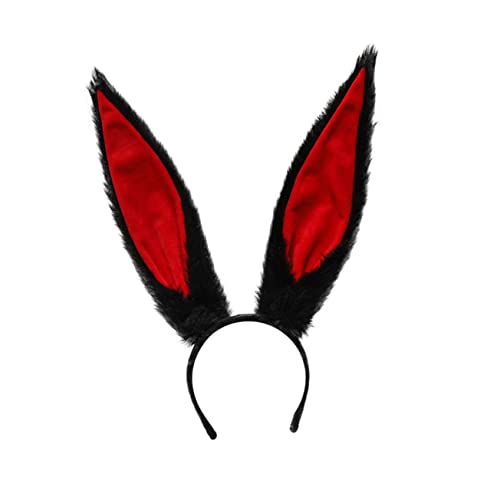 EXQUIMEUBLE Cosplay Stirnband mit Kaninchenohren Haarreif für Kostümpartys Maskeraden Geburtstagsfeiern und Fotografie Verleiht Jedem Outfit Einen Charmanten Look von EXQUIMEUBLE