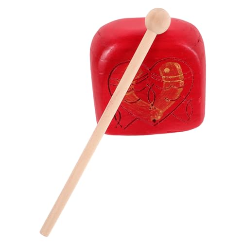 EXQUIMEUBLE Fisch-Musikinstrument aus Holz entspannungsmusik holzspielzeug Erwachsene Musikinstrument für Holzpercussion Instrument Musik für Handschlaginstrumente Tempelblock von EXQUIMEUBLE