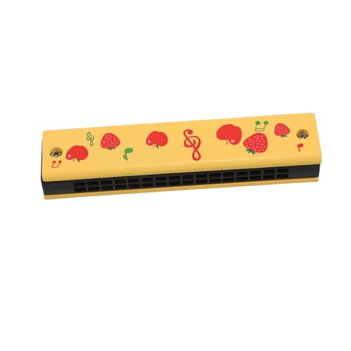 EXQUIMEUBLE Holz Mundharmonika für Anfänger Stilvolles Fruchtmuster Tragbares Musikinstrument aus Holz Musikspielzeug für Partys Leicht zu Erlernen und Mitzunehmen EXQUIMEUBLE Holz Mundharmonika für Anfänger Stilvolles Fruchtmuster Tragbares Musikinstrument aus Holz Musikspielzeug für Partys Leicht zu Erlernen und Mitzunehmen von EXQUIMEUBLE