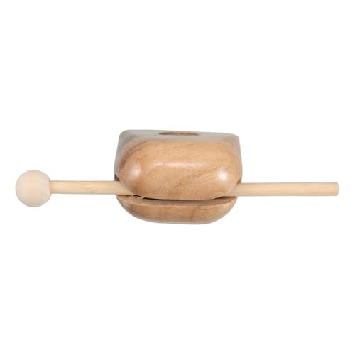 EXQUIMEUBLE Holzpercussion Instrument für Montessori Rhythmusblock aus Robustem Holz für Frühe Bildung und Meditation Fördert Koordination EXQUIMEUBLE Holzpercussion Instrument für Montessori Rhythmusblock aus Robustem Holz für Frühe Bildung und Meditation Fördert Koordination von EXQUIMEUBLE