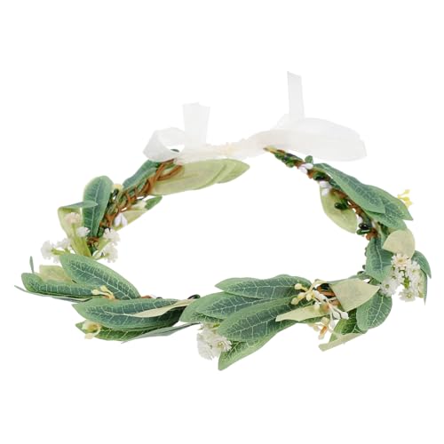 EXQUIMEUBLE Imitat Haarkranz Leichtes Party Haarreif Braut Kopfschmuck für Hochzeit Fotografie und Festliche Anlässe von EXQUIMEUBLE