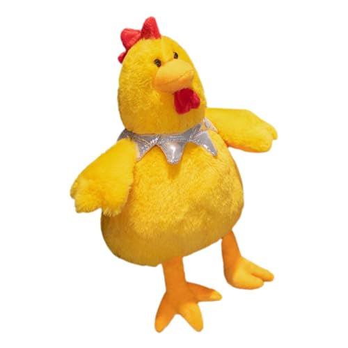 EXQUIMEUBLE Kuscheliges Huhn Plüschspielzeug Lustiges Cartoon Küken Stofftier Als Dekoration Und Spielzeug Für Zufällige Farben EXQUIMEUBLE Kuscheliges Huhn Plüschspielzeug Lustiges Cartoon Küken Stofftier Als Dekoration Und Spielzeug Für Zufällige Farben von EXQUIMEUBLE
