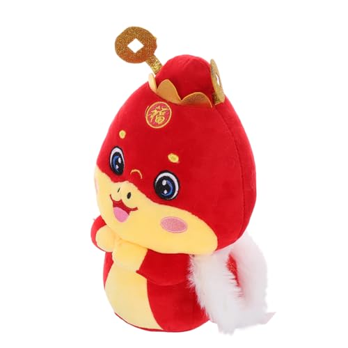 EXQUIMEUBLE Lunar New Year Schlange Stofftier 2025 Schlange Jahr Maskottchen Chinesischen Stil Decor Spielzeug EXQUIMEUBLE Lunar New Year Schlange Stofftier 2025 Schlange Jahr Maskottchen Chinesischen Stil Decor Spielzeug von EXQUIMEUBLE
