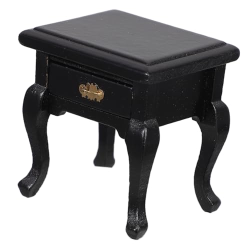 EXQUIMEUBLE Miniaturisierte Vintage-tischmöbel Für Puppenhäuser Maßstab Nachttisch Aus Holz Für Schlafzimmer Und Wohnzimmer Rustikaler Charme Mit Schublade EXQUIMEUBLE Miniaturisierte Vintage-tischmöbel Für Puppenhäuser Maßstab Nachttisch Aus Holz Für Schlafzimmer Und Wohnzimmer Rustikaler Charme Mit Schublade von EXQUIMEUBLE