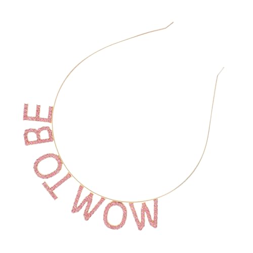 EXQUIMEUBLE Mom To Be Stirnband mit Tiara für Schwangere Party Dekorationen Accessoire für Babypartys Leicht und Tragbar Zartem von EXQUIMEUBLE