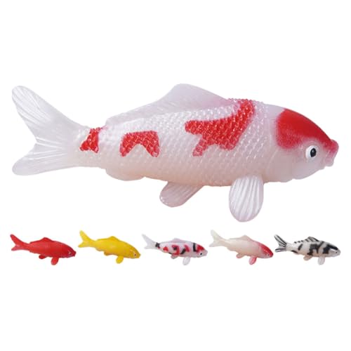 EXQUIMEUBLE 6stücke Teiliges Kunstoff Fisch Modell Realistische Aquarium Dekoration Für Fischbecken Und Fotografie Verschiedene Designs EXQUIMEUBLE 6stücke Teiliges Kunstoff Fisch Modell Realistische Aquarium Dekoration Für Fischbecken Und Fotografie Verschiedene Designs von EXQUIMEUBLE