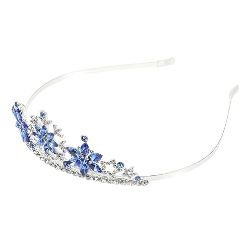 EXQUIMEUBLE Schneeflocken Krone Haarband für Kinder Glänzende Partykrone Legierung Kopfschmuck für Geburtstagsfeiern Cosplay und Fotoshootings von EXQUIMEUBLE