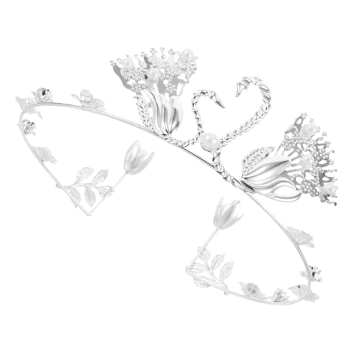 EXQUIMEUBLE Tiara Krone geburtstagsgeschenk blumenarrangement Hochwertige Cake Topper Festliche Cake Topper deko Kuchen -Topper Hochzeitstorte Blumen Tortenaufsatz mit Blumen Eisenblech Silver EXQUIMEUBLE Tiara Krone geburtstagsgeschenk blumenarrangement Hochwertige Cake Topper Festliche Cake Topper deko Kuchen -Topper Hochzeitstorte Blumen Tortenaufsatz mit Blumen Eisenblech Silver von EXQUIMEUBLE