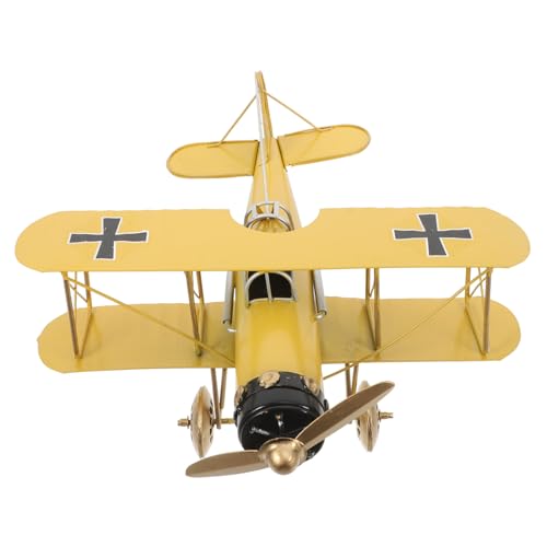 EXQUIMEUBLE Retro Flugzeugmodell Aus Eisen Vintage Deko Für Schreibtisch Und Sammler Nostalgisches Kunstwerk Mit Feiner Handwerkskunst Für Geschichtsinteressierte EXQUIMEUBLE Retro Flugzeugmodell Aus Eisen Vintage Deko Für Schreibtisch Und Sammler Nostalgisches Kunstwerk Mit Feiner Handwerkskunst Für Geschichtsinteressierte von EXQUIMEUBLE