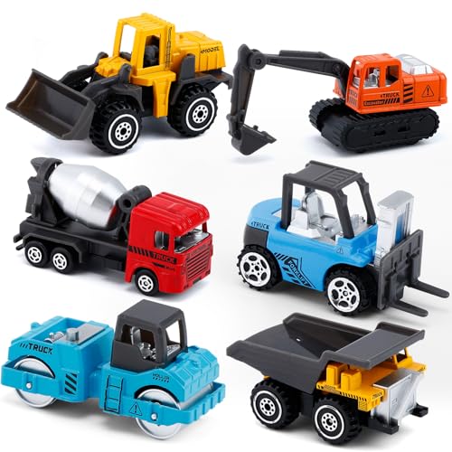 EXTRAPINS 6 Stück Baustellen Fahrzeuge Kunststoff Bagger Spielzeug EXTRAPINS 6 Stück Baustellen Fahrzeuge Kunststoff Bagger Spielzeug von EXTRAPINS