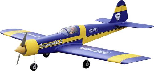 EXTRON Modellbau Commander 3 Blau RC Motorflugmodell ARF 1550mm von EXTRON Modellbau