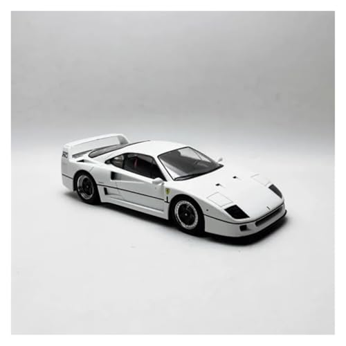 1/18 for Ferrari F40 Klassische Supercar Legierung Auto Modell Simulation Statische Miniatur Fahrzeug Modell Dekoration Sammlung(White) von EXYFRUX