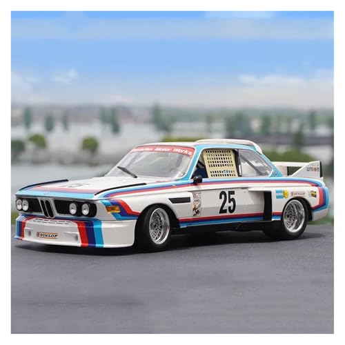 1:18 for BMW 3.0 CSL25 Rallye-Auto-Simulation Legierung Automodell Statische Miniatur-Fahrzeugmodell-Dekorationssammlung von EXYFRUX