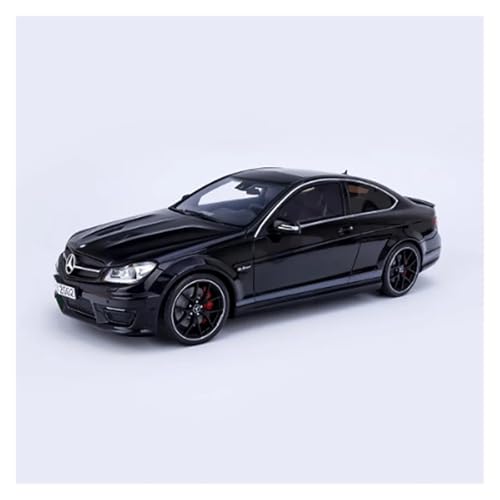 1:18 for Benz C63 AMG GT Sportwagen Harz Automodelle Simulation Statische Miniaturfahrzeugmodell Dekorationssammlung von EXYFRUX