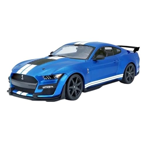 1:18 for Ford Mustang 2020 Shelby GT500 NGK Edition Legierung Druckguss-Automodell Miniaturfahrzeugmodell In Sammlungsqualität(Blue) von EXYFRUX