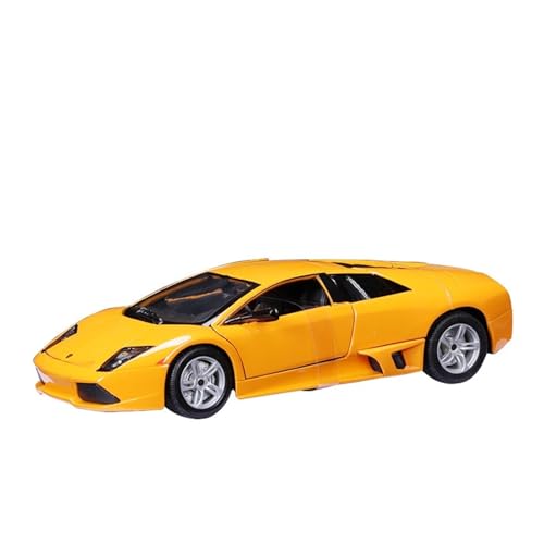 1:18 for Lamborghini Murcielago 2007 LP 640 LPI 800-4 Sportwagen Legierung Druckguss Automodell Fahrzeugmodellsammlung(2007 LP640 Yellow) von EXYFRUX