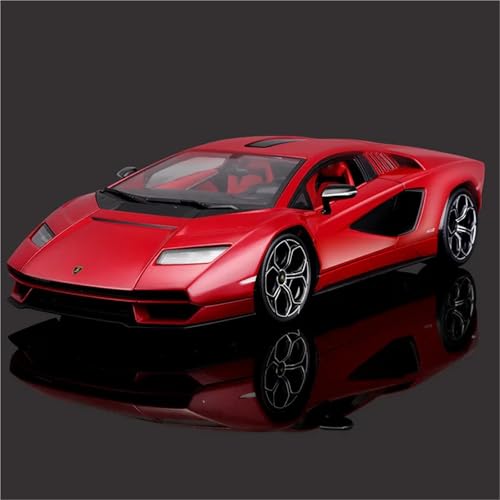 1:18 for Lamborghini Murcielago 2007 LP 640 LPI 800-4 Sportwagen Legierung Druckguss Automodell Fahrzeugmodellsammlung(LPI 800-4 Red) von EXYFRUX