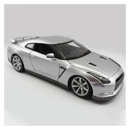 1:18 for Nissan 2009 GTR R35 Legierung Auto Modell Statische Miniatur Fahrzeug Modell Dekoration Schmücken Sammlung(Gray) von EXYFRUX