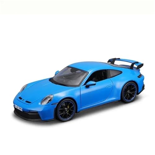 1:18 for Porsche 2022 911 GT3 Sportwagen Legierung Automodell Statische Miniaturfahrzeugmodell Dekorationssammlung(Blue) von EXYFRUX