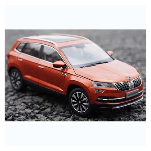 1:18 for Skoda Kernik City SUV Legierung Automodell Simulation Statische Miniaturfahrzeugmodell Dekorationssammlung(Orange) von EXYFRUX