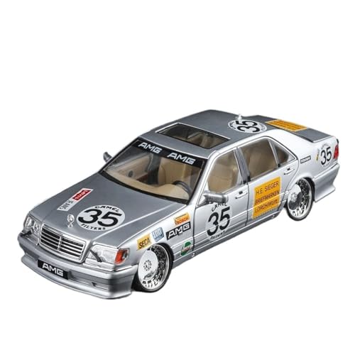 1:24 for Benz S W140 320SEL Modifizierte Version Druckgusslegierung Automodell Miniatursimulation Fahrzeugmodell Ornamente(Silver) von EXYFRUX