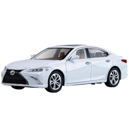 1:24 for Lexus ES300 Luxus Executive Limousine Diecast Legierung Auto Modell Miniatur Simulation Fahrzeug Modell Ornamente(White) von EXYFRUX