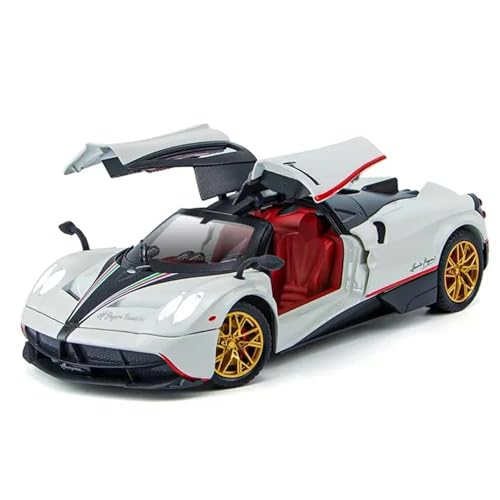 1:24 for Pagani Chinesischen Drachen Super Auto Legierung Auto Modell Simulation Statische Miniatur Fahrzeug Modell Dekoration Sammlung(White) von EXYFRUX