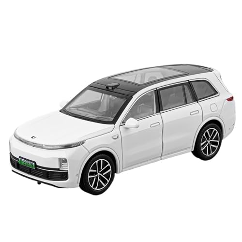 1:32 for Ideal Auto L9 New Energy Flaggschiff SUV Druckgusslegierung Automodell Miniatursimulation Fahrzeugmodell(White) von EXYFRUX