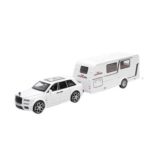 1:32 for Rolls Royce Cullinan Camping RV Legierung Druckguss Automodell Simulation Miniatur Automodell Dekoration(White) von EXYFRUX