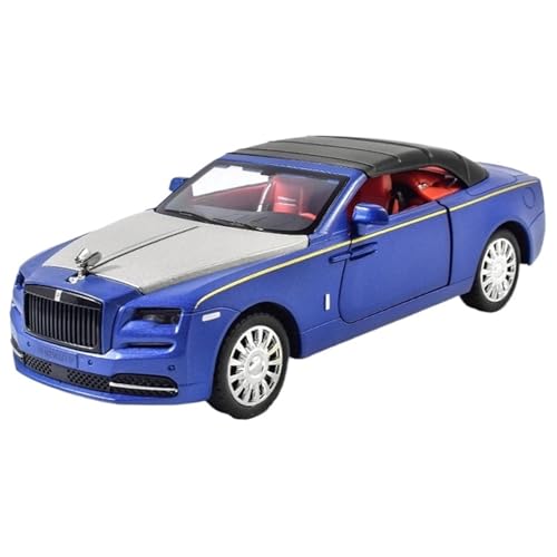1:32 for Rolls Royce Dawn Cabrio Legierung Auto Modell Simulation Miniatur Fahrzeug Modell Dekoration Ornamente(Blue) von EXYFRUX