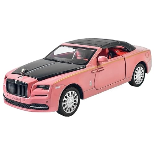 1:32 for Rolls Royce Dawn Cabrio Legierung Auto Modell Simulation Miniatur Fahrzeug Modell Dekoration Ornamente(Pink) von EXYFRUX