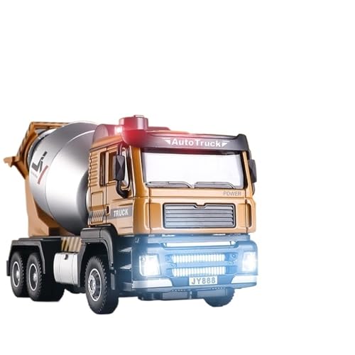 1:50 Transportfahrzeuge Feuerwehrautos Militärfahrzeuge 6-Rad-Schwerlast-LKW-Serie Druckguss-Legierung Automodell(Concrete Mixer Truck) von EXYFRUX
