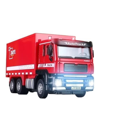 1:50 Transportfahrzeuge Feuerwehrautos Militärfahrzeuge 6-Rad-Schwerlast-LKW-Serie Druckguss-Legierung Automodell(Container Truck) von EXYFRUX