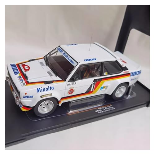 Druckguss 1/18 for FIAT 131#1 Vintage 1979 Simulation Legierung Rennmodell Miniatur Fahrzeugmodell Dekorative Sammlung von EXYFRUX