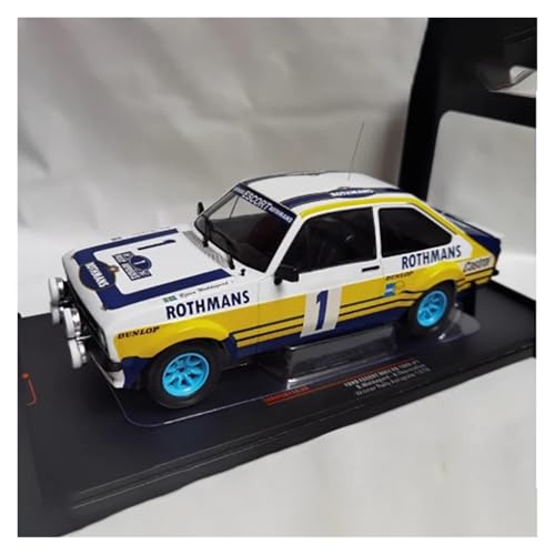 Druckguss 1/18 for Ford Escort MKII RS 1800#1 1979 Legierung Rennmodell Sammlerstücke Statische Miniatur Fahrzeugmodell Dekoration von EXYFRUX