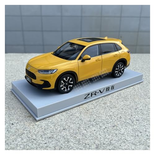 Druckguss 1/18 for Honda ZR-V SUV Legierung Off-Road Auto Modell Simulation Voll Offene Tür Miniatur Fahrzeug Modell Sammlung(Yellow) von EXYFRUX