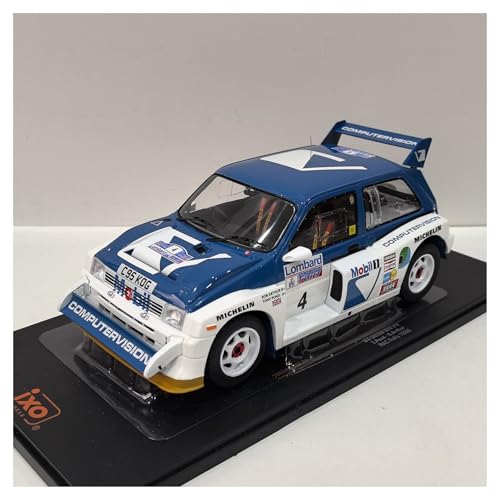 Druckguss 1/18 for MG Metro 6R4#14 1986 Statisches, Vollständig Geschlossenes Automodell Aus Legierung, Miniaturfahrzeugmodell, Dekorationssammlung von EXYFRUX