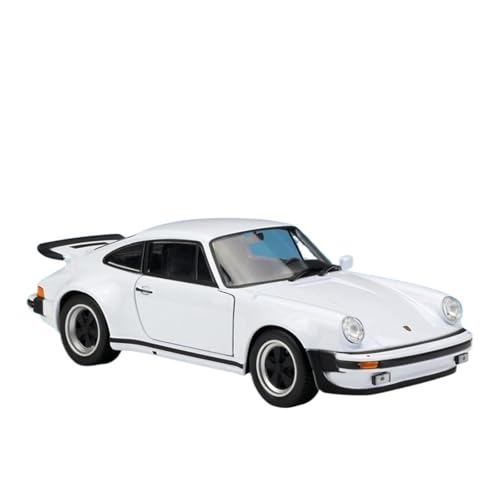Druckguss 1/24 for Porsche 918 911 Turbo 356A Speedster Legierung Cabrio Automodell Vollständig Geöffnete Tür Fahrzeugmodell Dekoration(911 Turbo White) von EXYFRUX