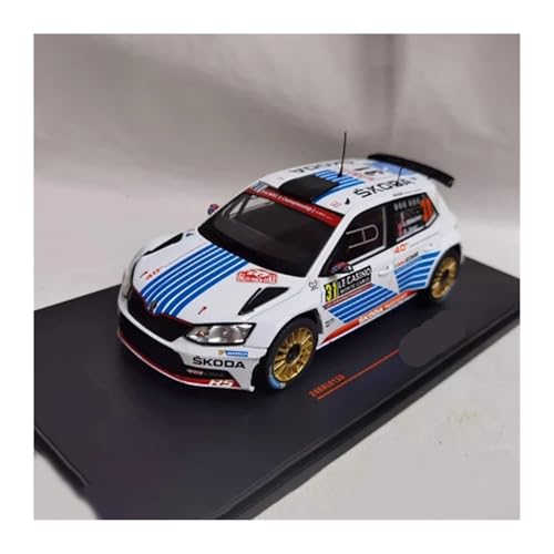Druckguss 1/24 for Skoda Fabia R5#31 2017 Legierung Rennmodell Sammlerstücke Komplett Geschlossenes Miniaturfahrzeugmodell Dekorative von EXYFRUX
