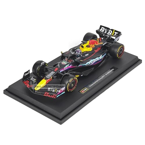 Druckguss 1:18 F1 2024 for Ferrari SF24#16 Lecler #55 Sainz Formel Racing Legierung Auto Modell Druckguss Miniatur Fahrzeug Modell Sammlung(1-18 RB19-1 Miami) von EXYFRUX