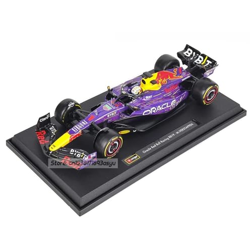 Druckguss 1:18 F1 2024 for Ferrari SF24#16 Lecler #55 Sainz Formel Racing Legierung Auto Modell Druckguss Miniatur Fahrzeug Modell Sammlung(1-18 RB19-1 PPS) von EXYFRUX