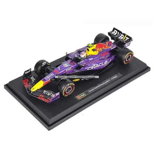 Druckguss 1:18 F1 2024 for Ferrari SF24#16 Lecler #55 Sainz Formel Racing Legierung Auto Modell Druckguss Miniatur Fahrzeug Modell Sammlung(1-18 RB19-11 PPS) von EXYFRUX