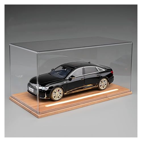 Druckguss 1:18 for Audi Classic A6L Simulation Sound Und Licht Pullback-Legierung Automodell Miniatur Fahrzeugmodell Ornamente(Display Box Set) von EXYFRUX