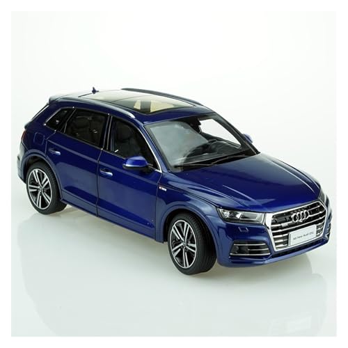 Druckguss 1:18 for Audi Q5L 2018 SUV-Automodell Aus Legierung. Wertvolle Sammlerstücke Und Souvenirs. Miniatur-Fahrzeugmodell Mit Vollständig Geöffneter Tür.(Blue) von EXYFRUX