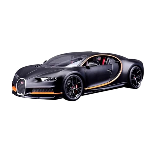 Druckguss 1:18 for Bugatti Divo Chiron Sport Simulation Legierung Automodell Vollständig Geöffnete Tür Fahrzeugmodell Sammlung Ornamente(Chiron Black) von EXYFRUX