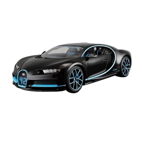 Druckguss 1:18 for Bugatti Divo Chiron Sport Simulation Legierung Automodell Vollständig Geöffnete Tür Fahrzeugmodell Sammlung Ornamente(Chiron Sport Black) von EXYFRUX